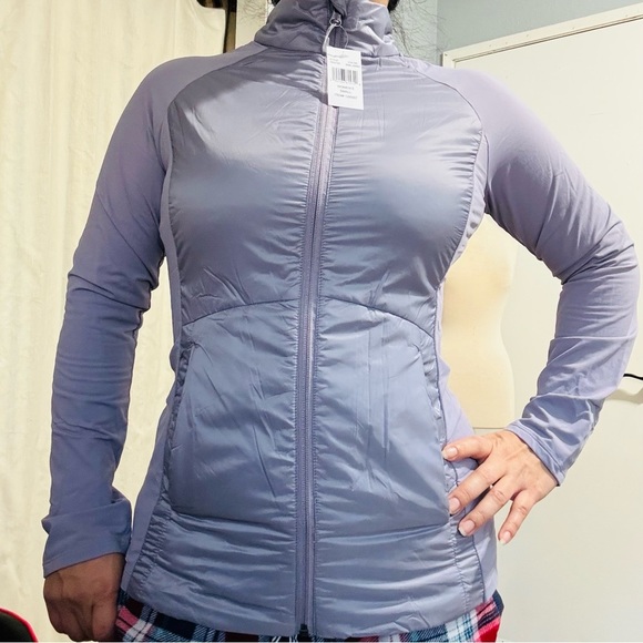 32 Degrees Cool Women's Lavender Windbreaker Zippered Stretchy Jacket Size S - Picture 1 of 17